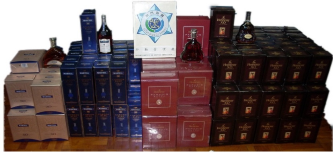 检获之酒精类饮品